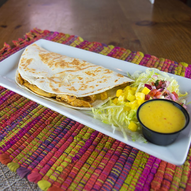 Mango Chicken Quesadilla.