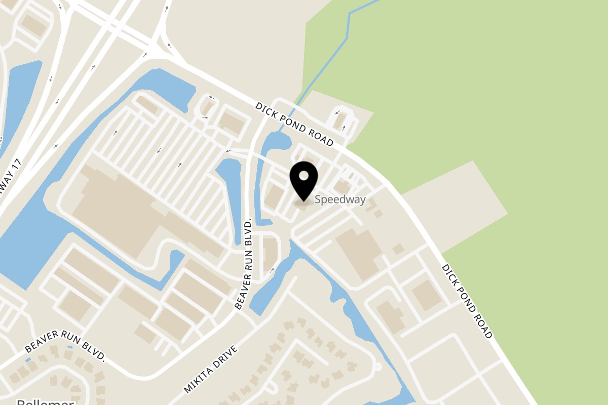 Map showing the location of El Cerro Mexican Bar & Grill Surfside Beach on 2738 Beaver Run Blvd in Surfside Beach